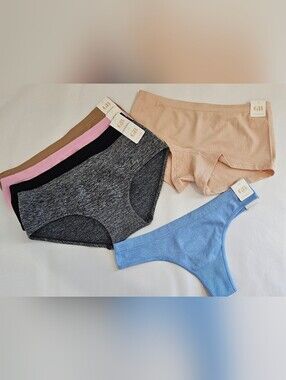 Gianni Bini Pastel Neutral Undies Panties Underwear Women's Sz X-Small NWT